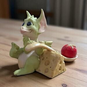 Vtg The Whimsical‎ World of Pocket Dragons 3.75” "Attack" Ren Musgrave Figurine